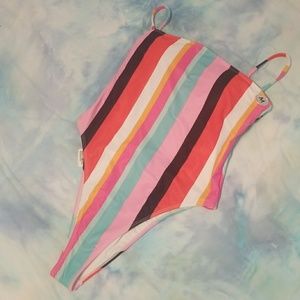 NEW Forever 21 High Cut One Piece Swim Suit